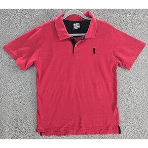 Ryan Sheckler Polo Shirt Mens Large Red Skate Skateboard Embroidered Logo Tee